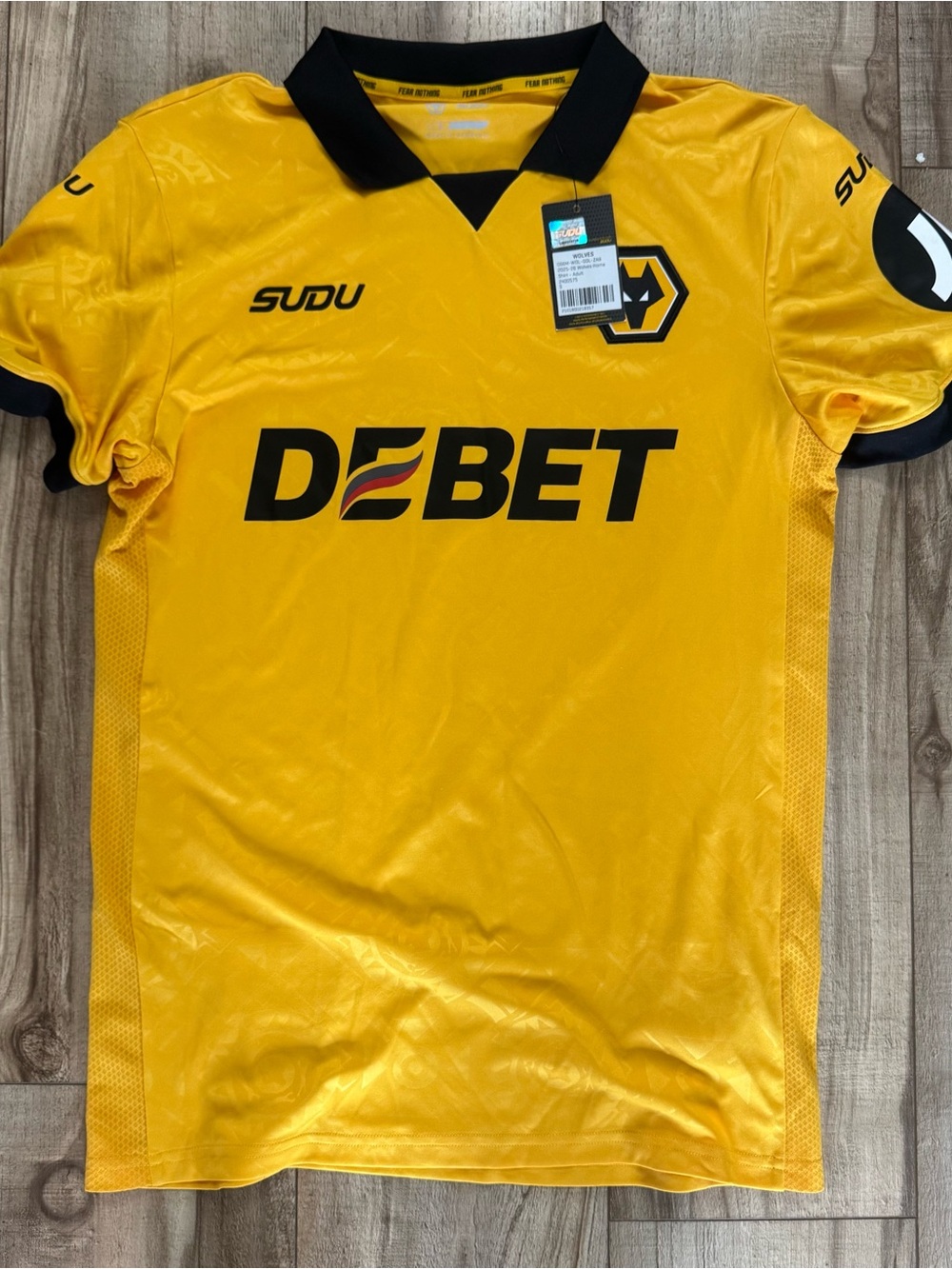 Men’s Yellow Wolves Football Jersey